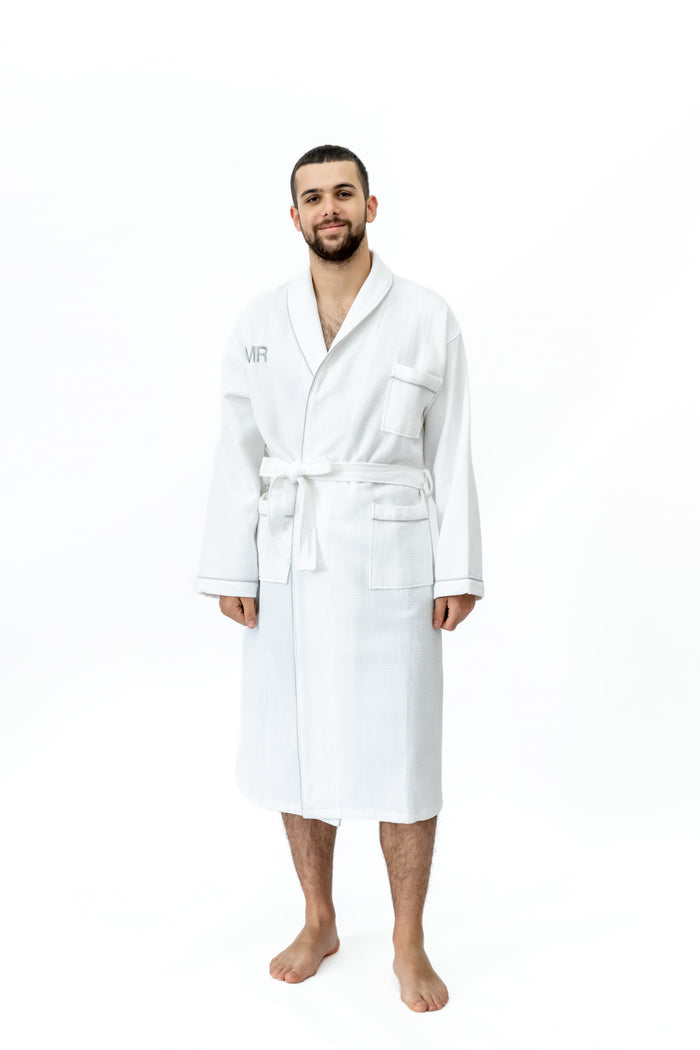 Men's Bathrobe - White