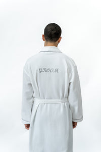Men's Bathrobe - White