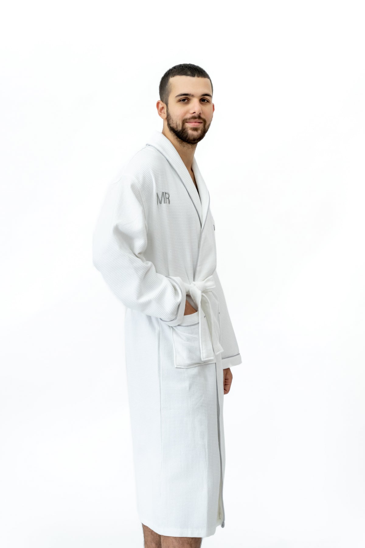 Men's Bathrobe - White