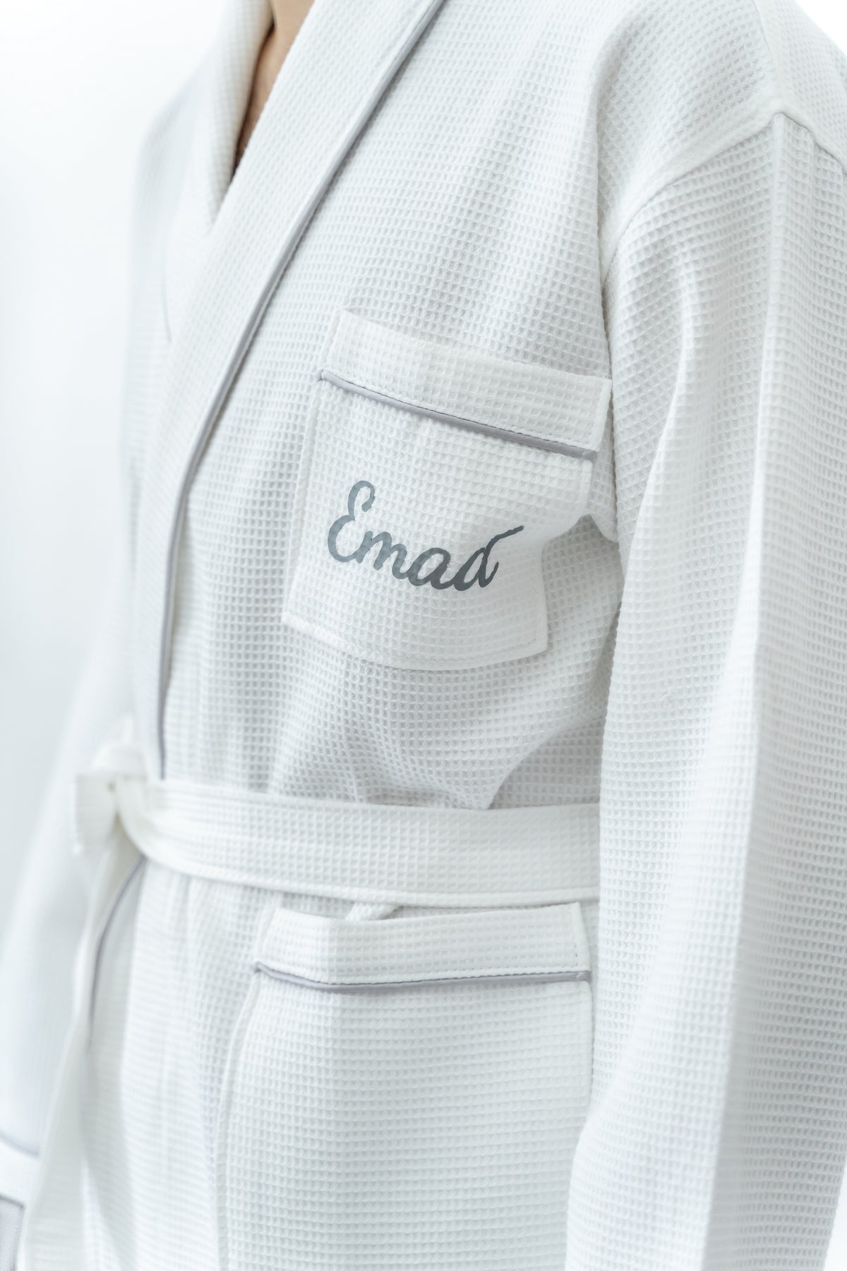 Men's Bathrobe - White