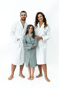 Ladies Bathrobe - White