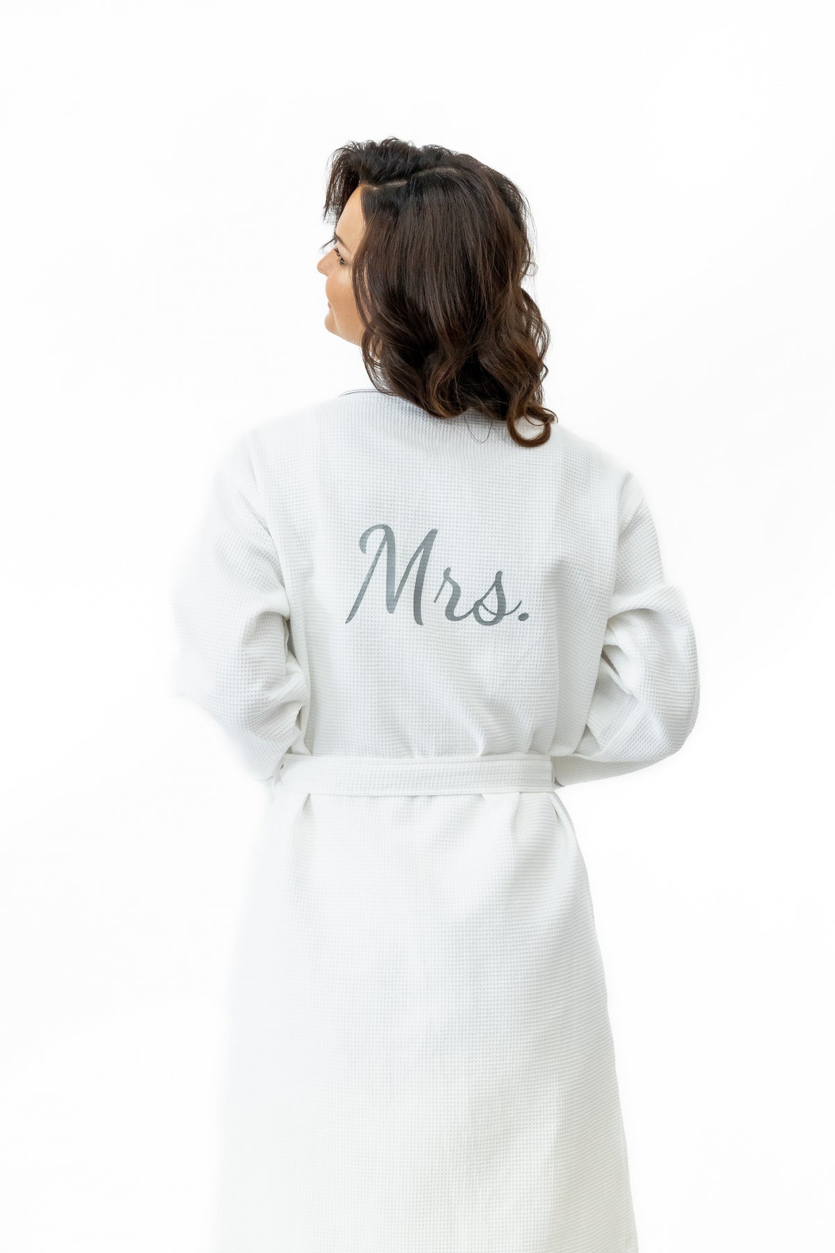 Ladies Bathrobe - White