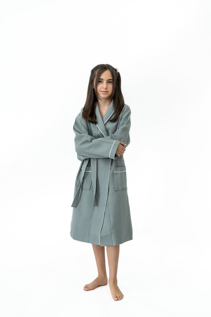 Kids Bathrobe - Gray