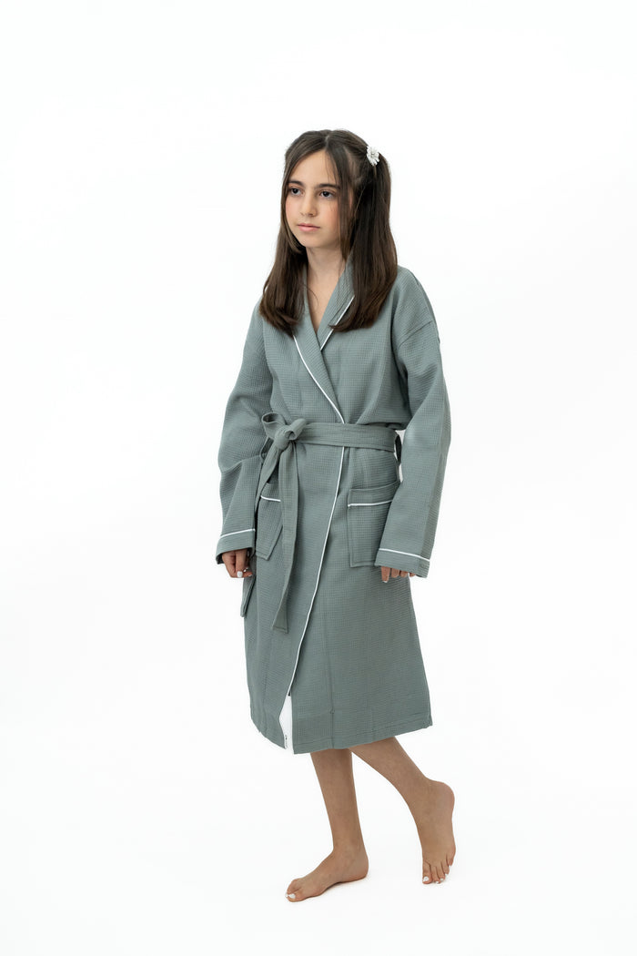 Kids Bathrobe - Gray