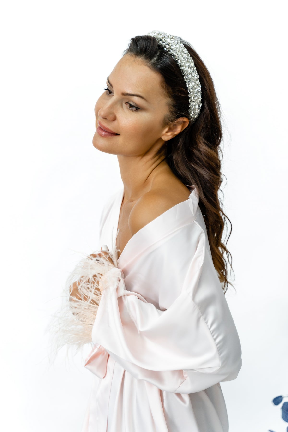 Short Robe - With Feathers