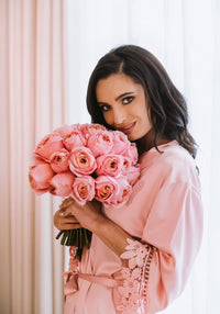 Lilac Robe - Peach Bloom