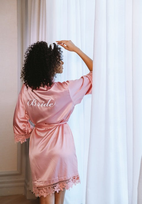 Lilac Robe - Peach Bloom