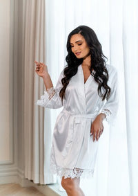 Lilac Robe - White