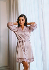 Lilac Robe - Dusty Rose