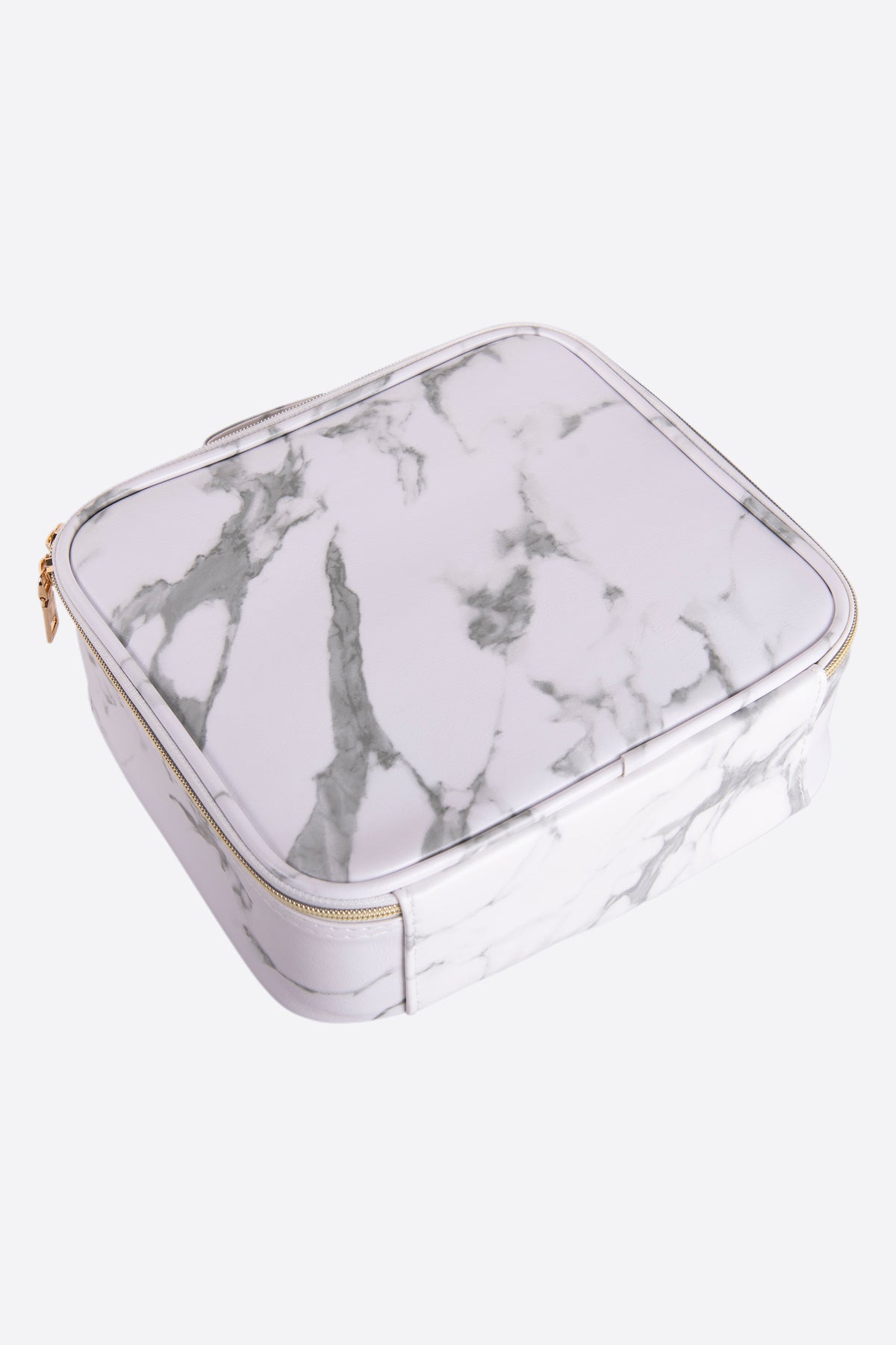 Makeup Bag White Marble XL