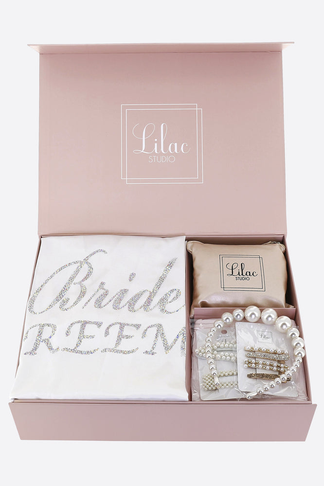 Gift Box - Romance with "Bride & Name" in Crystals