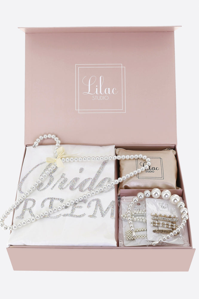 Gift Box - Love with "Bride & Name" in Crystals