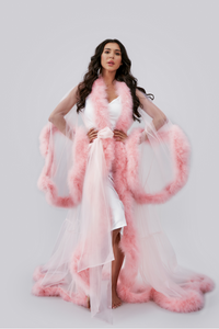Fur Robe - Pink