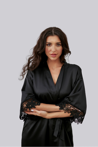Lilac Robe - Black
