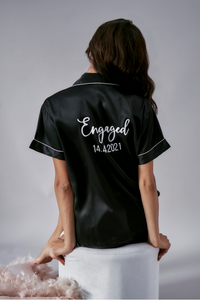 Lilac Pyjama - Black (Short)