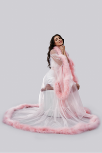 Fur Robe - Pink