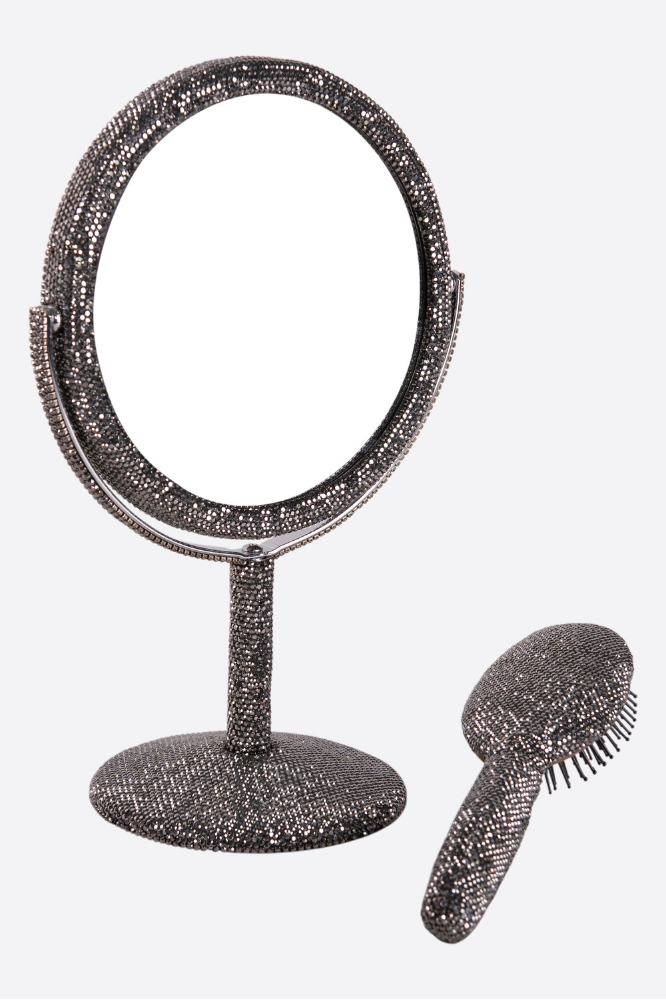 Crystal Mirror - Gray