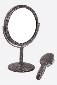 Crystal Mirror - Gray