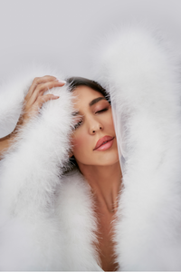 Fur Robe - White