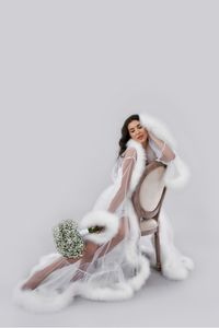 Fur Robe - White