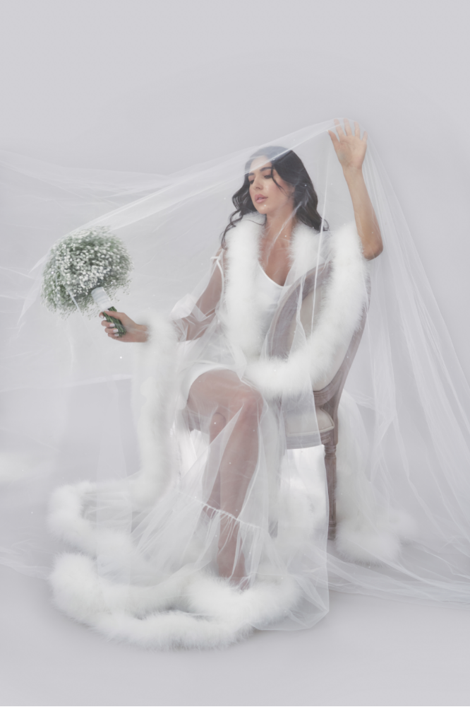 Fur Robe - White