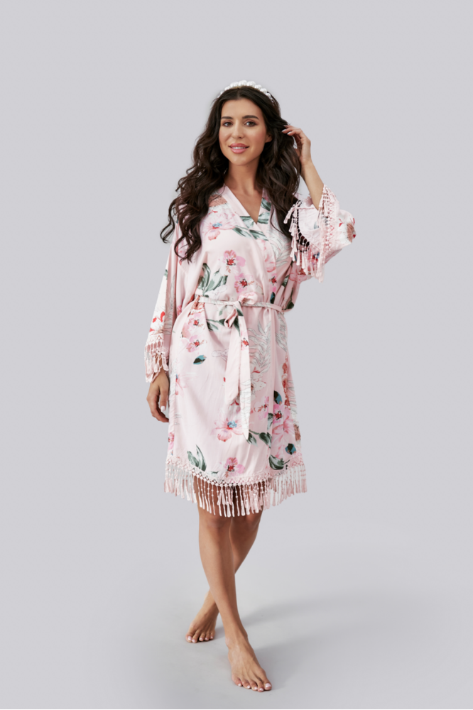 Floral Robe - Pink