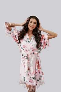 Floral Robe - Pink