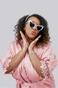 Lilac Robe - Short (Plus Size)