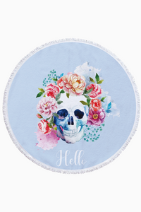 Vibes Mat - Happy Skull