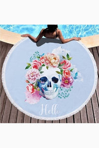 Vibes Mat - Happy Skull