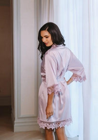 Lilac Robe - Dusty Rose