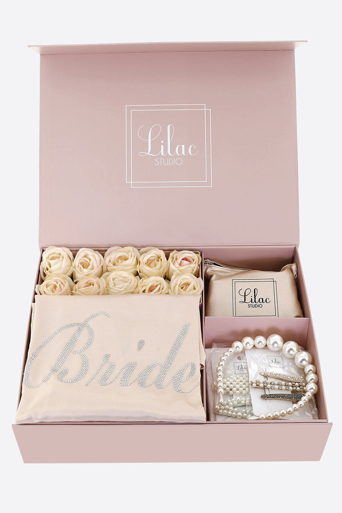 Gift Box - Lily with "Bride" in Crystals