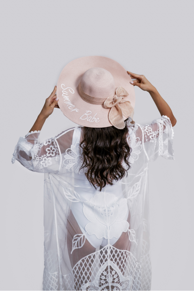 Beach cover top up girl