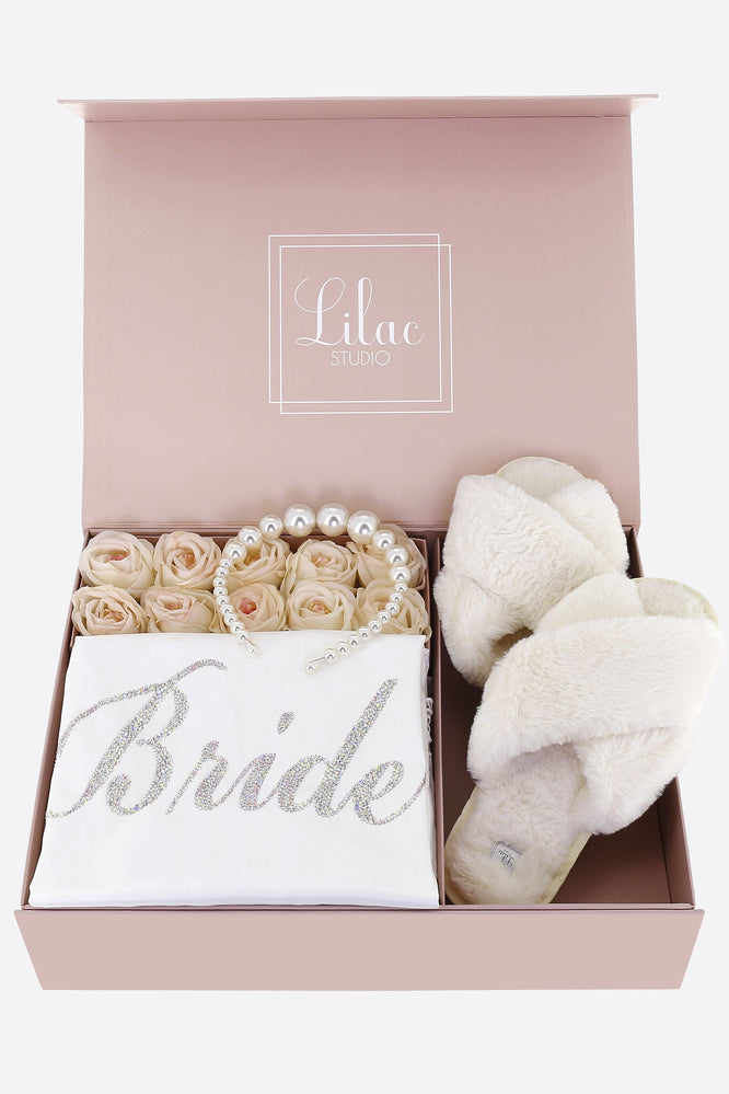 Gift Box - My Love with "Bride" in Crystals