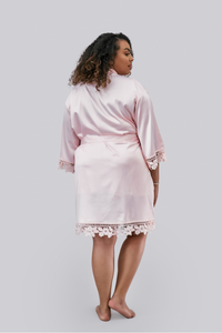Lilac Robe - Short (Plus Size)